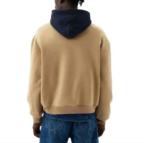 GAP x Dapper Dan DAP Logo Limited Edition Hoodie Sweater Khaki Men's Med Tall - Picture 4 of 4